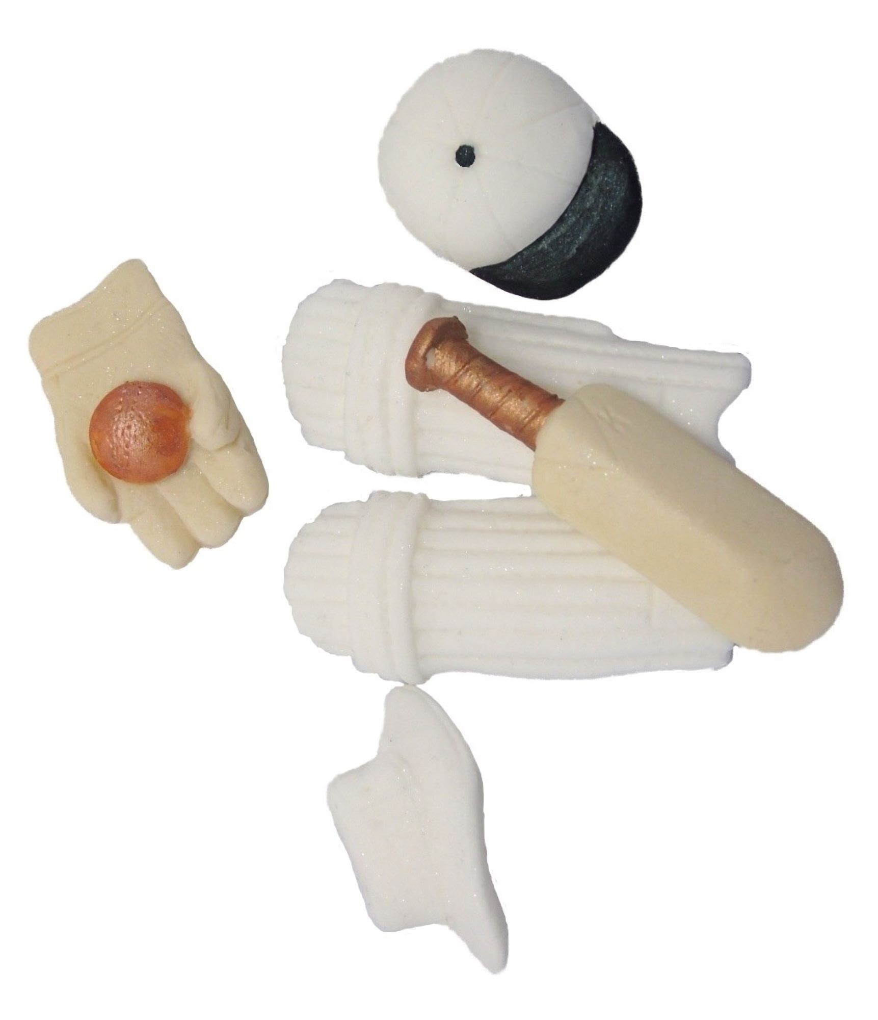 14 Cricket Set Vegan Cake Toppers Cupcake Decorations