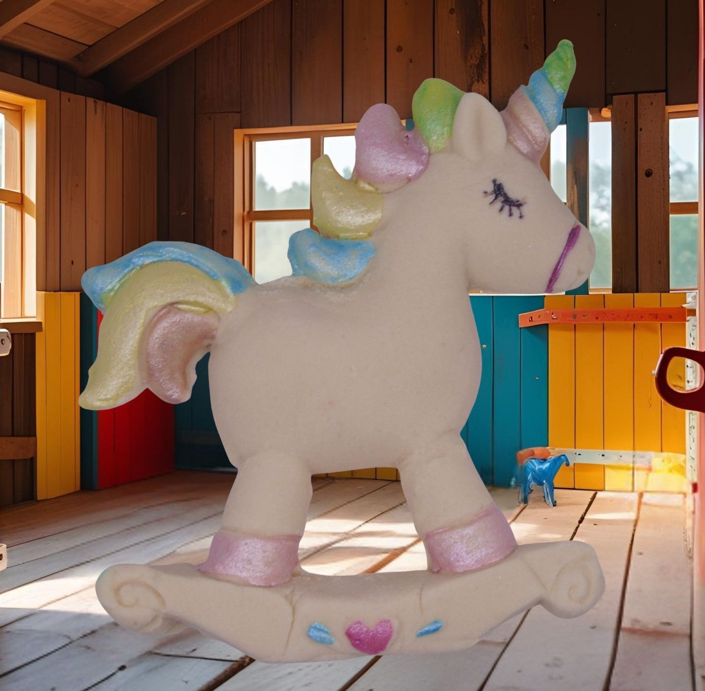Unicorn Rocking Horse, Birthday, Baby Shower, Cake Topper