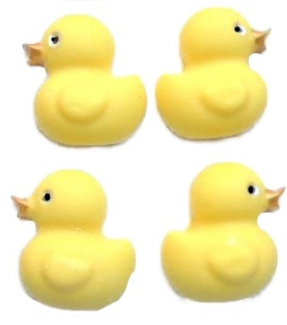 Show casing 4 of the edible ducks