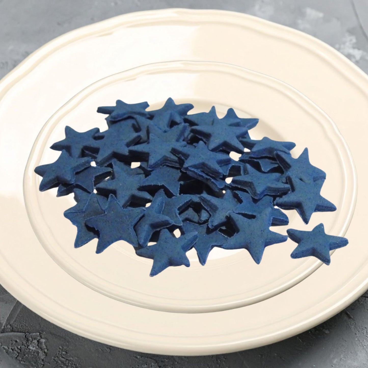 40 Handmade Edible Coloured Stars Cupcakes Cakes Decorations