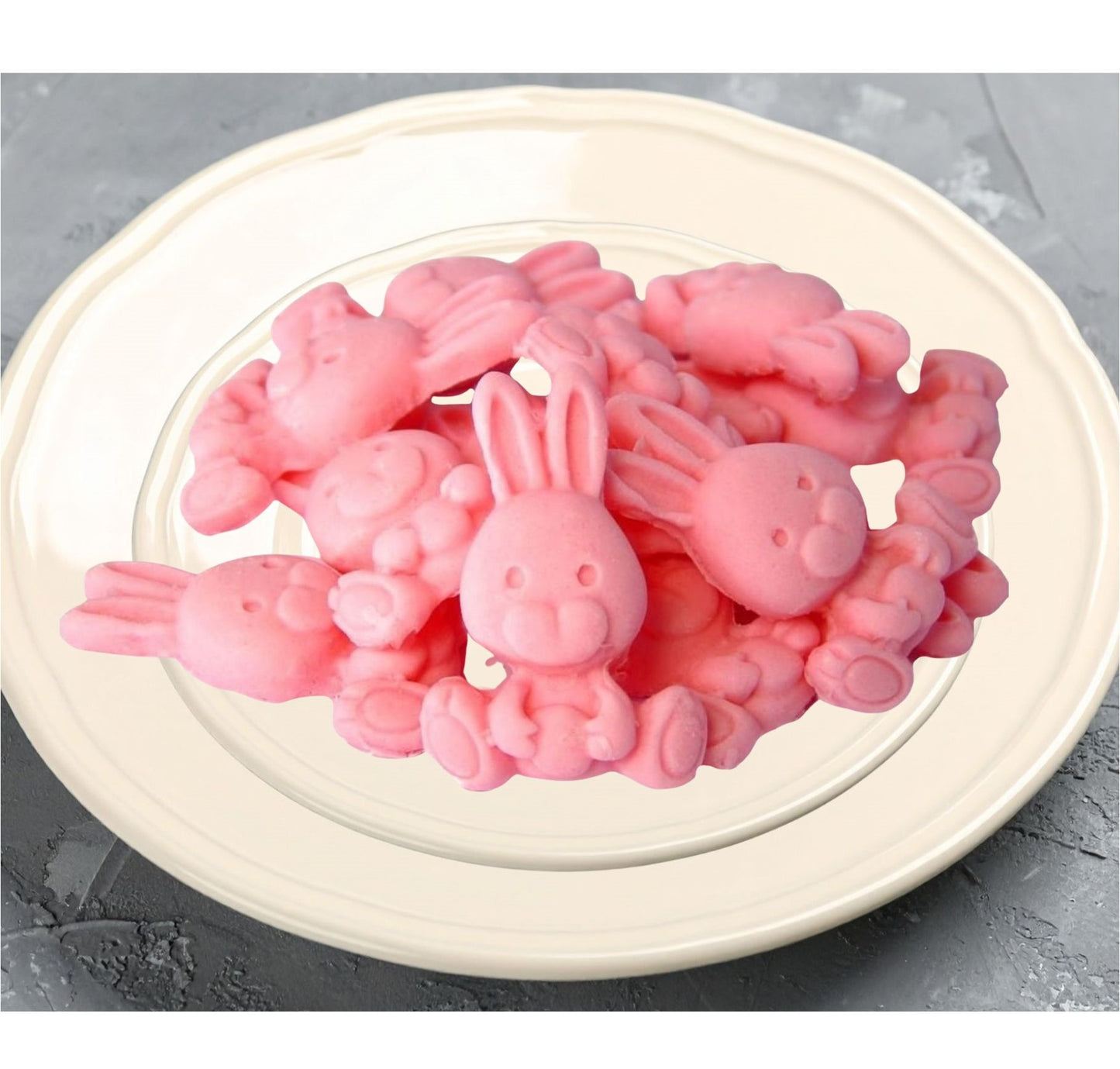 12 Cute Easter Birthday Baby Rabbits Edible Cupcake Toppers