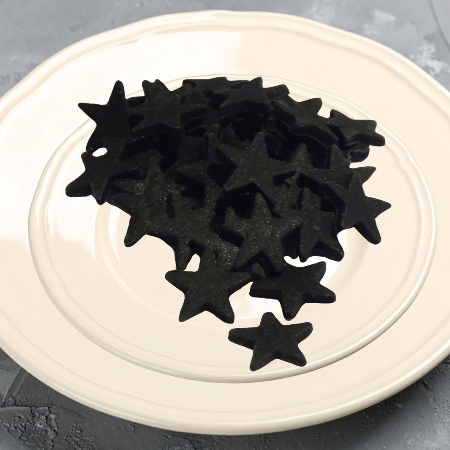 40 Handmade Edible Coloured Stars Cupcakes Cakes Decorations