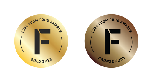 Simply Toppers Named 2025 Bronze & Gold Winner in the Free From Food Awards