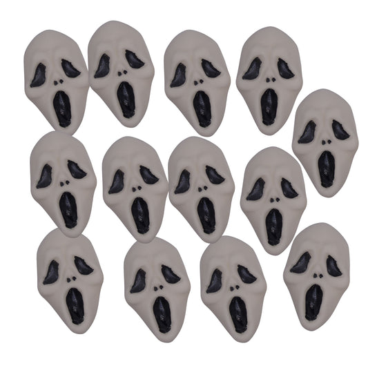 12 Scream Edible Cupcake Toppers Cake Decorations