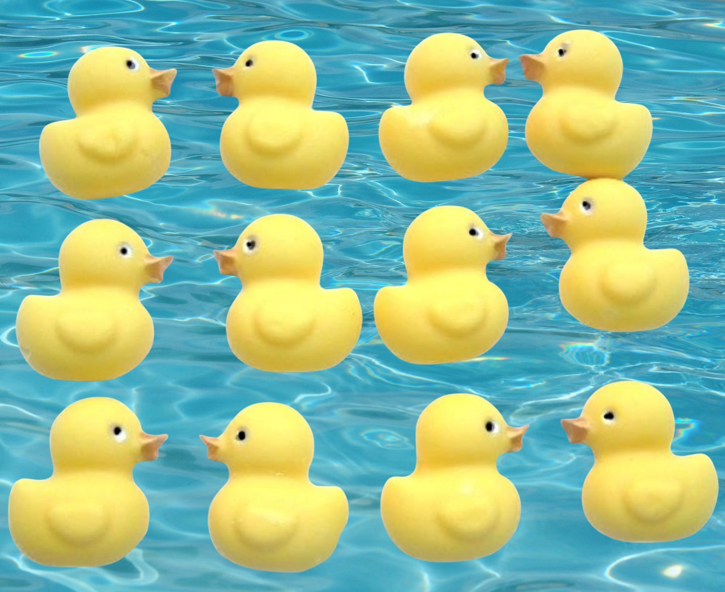 12 Ducks Baby Shower Edible Cupcake Cake Toppers