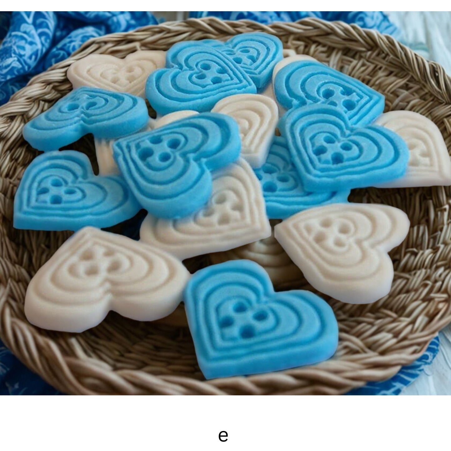 18 Edible Coloured Heart Shaped Buttons Cupcake Cake Toppers