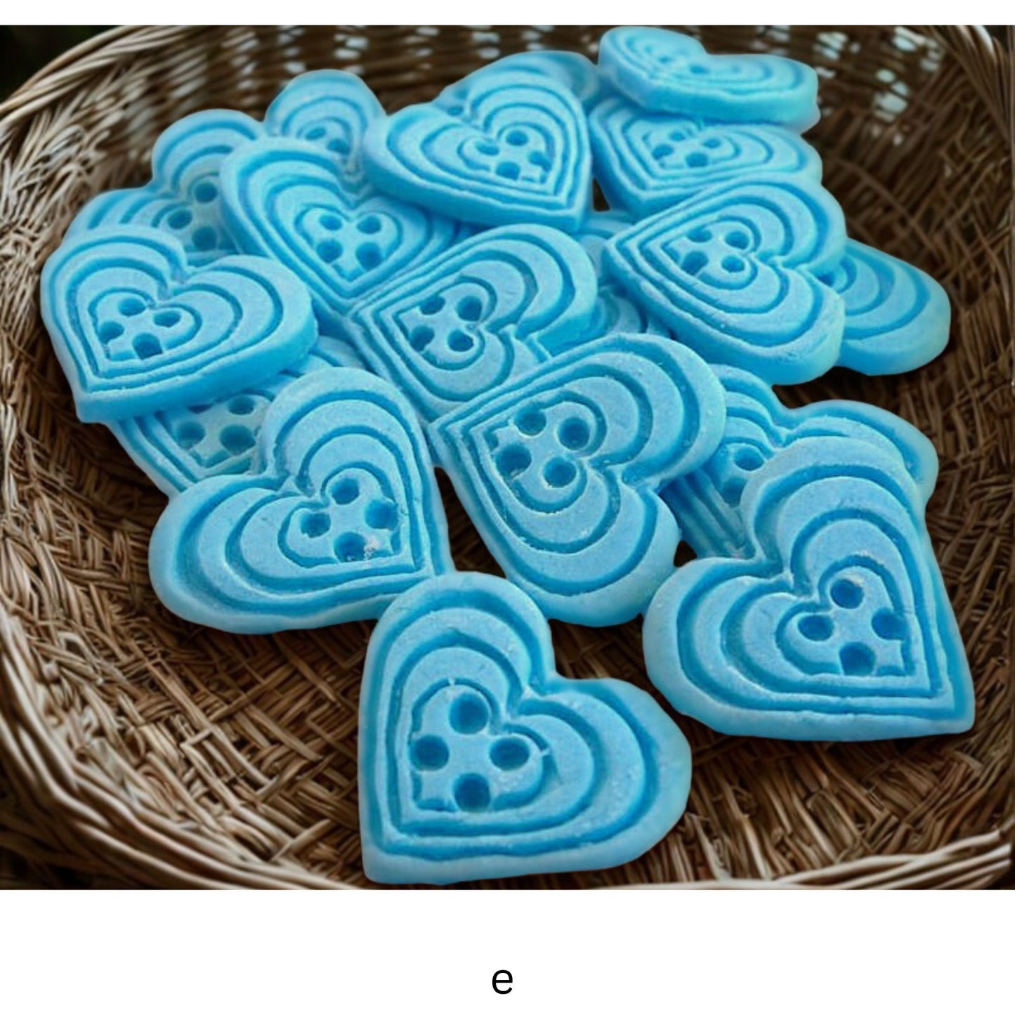 18 Edible Coloured Heart Shaped Buttons Cupcake Cake Toppers