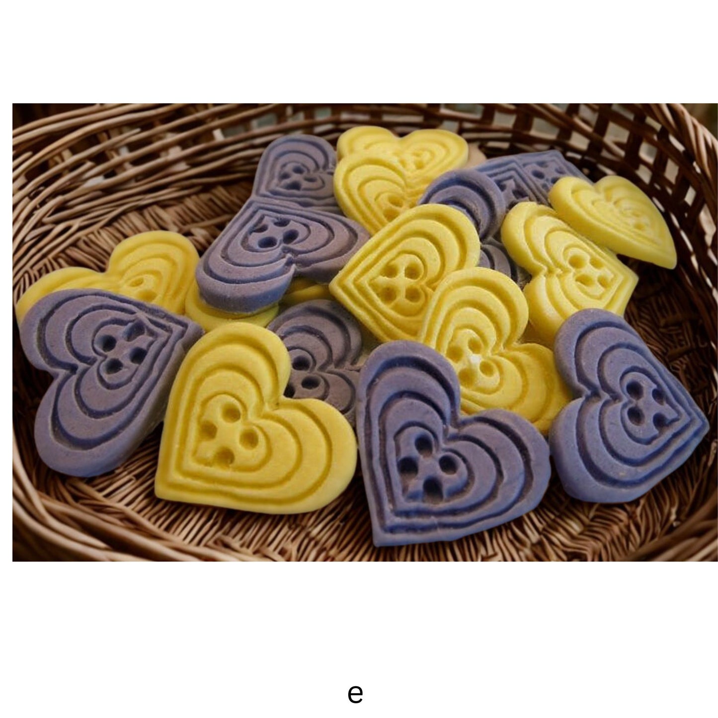 18 Edible Coloured Heart Shaped Buttons Cupcake Cake Toppers