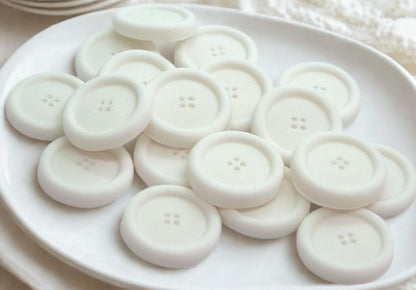 Pack 18 Round Coloured Buttons Cupcake Cake Toppers