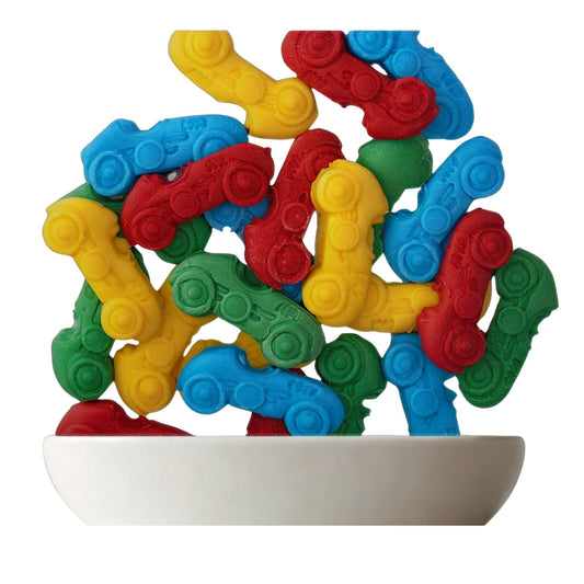 24 Racing Cars Fathers Day Birthday Cupcake toppers