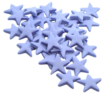 40 Handmade Edible Coloured Stars Cupcakes Toppers Cakes Decorations