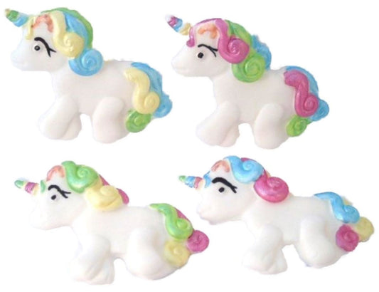4 Baby Unicorns Baby Shower Vegan  Birthday Cake Decoration