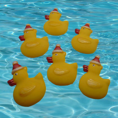 6 Ducks Baby Shower, Christmas Edible Cupcake Cake Toppers