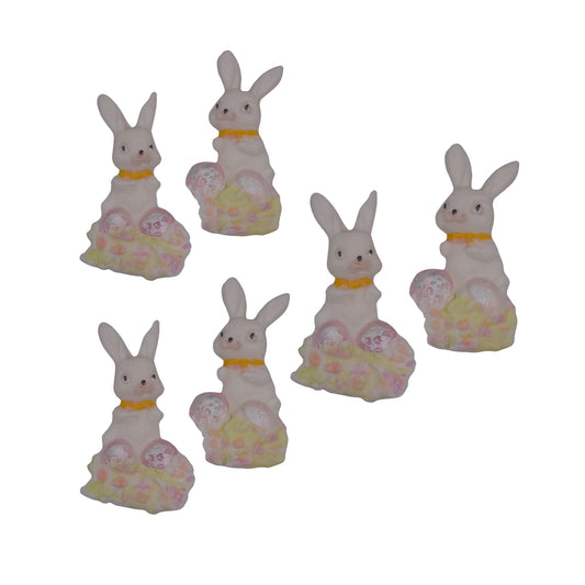 Easter rabbits 3 sets each hand painted 