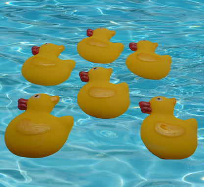 6 Ducks Baby Shower, Christmas Edible Cupcake Cake Toppers
