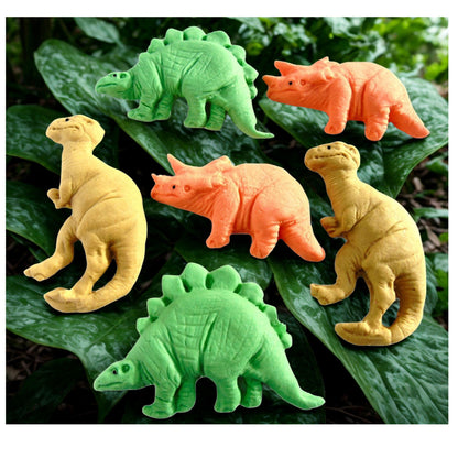 6 Mixed Novelty Large Dinosaurs Birthday Dino Cake Toppers