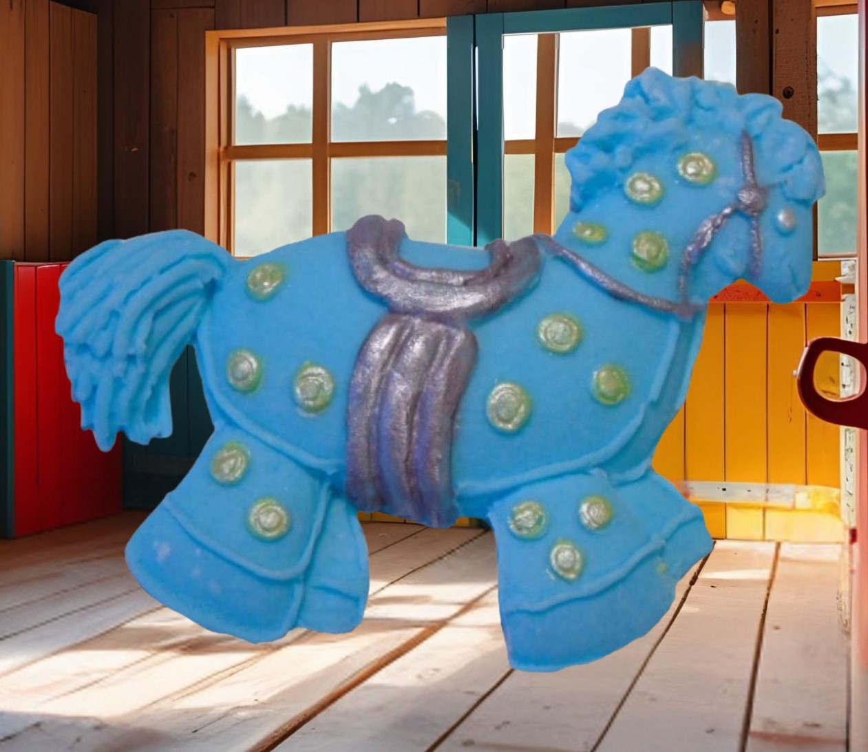 Hobby Horse 1st Birthday Cake Topper Edible Decoration
