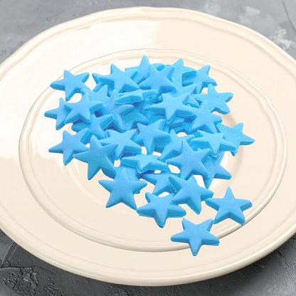 40 Handmade Edible Coloured Stars Cupcakes Cakes Decorations