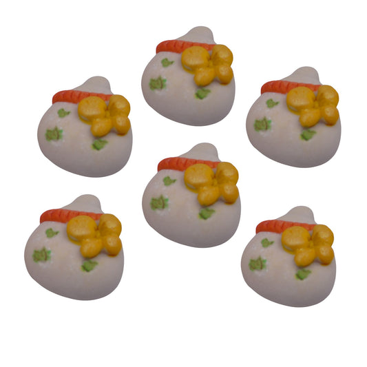 Edible baby bottle cupcake toppers set of 6