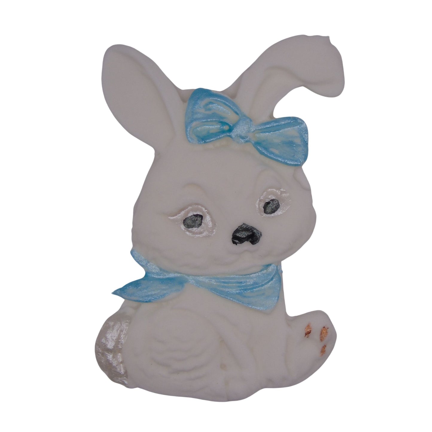 Cute Grey or White Rabbit Edible Cupcake Cake Decorations