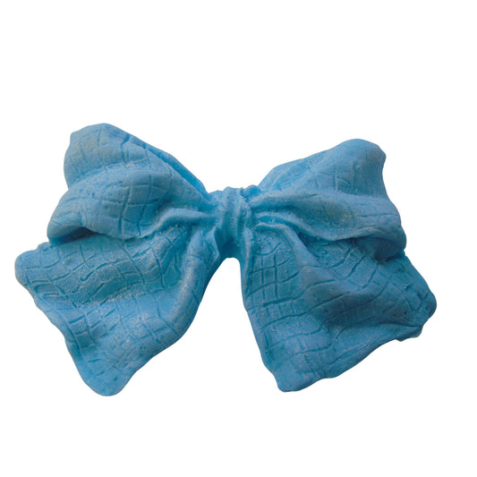 Very Large blue Glittered Bow cake topper decorations