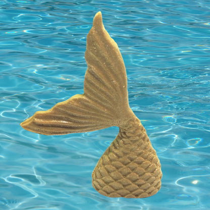 A Single Mermaid Tail Vegan Birthday Edible Cupcake Toppers