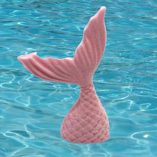 A Single Mermaid Tail Vegan Birthday Edible Cupcake Toppers