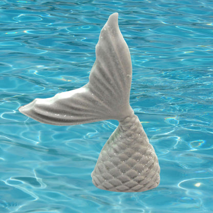A Single Mermaid Tail Vegan Birthday Edible Cupcake Toppers