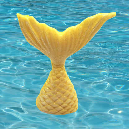 A Single Mermaid Tail Vegan Birthday Edible Cupcake Toppers