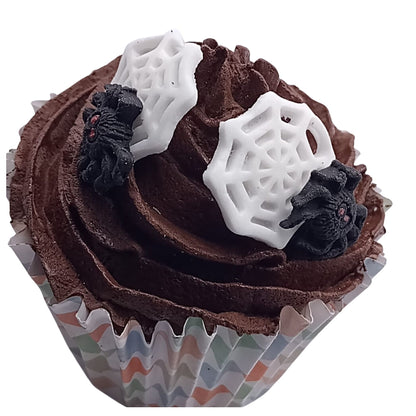Mix 24 Spider & Web Halloween Trick Treat Edible Cupcake Toppers