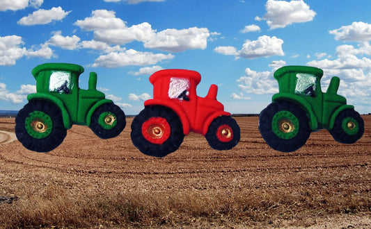 6 Tractors Edible Cupcake Party Celebration Decorations