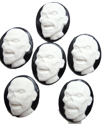 Edible Halloween Vegan Cupcake Cake Decorations Zombies
