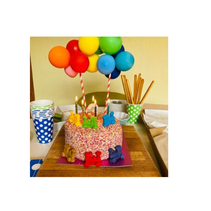 Set 6 Novelty Trains Edible Cake Topper Decorations