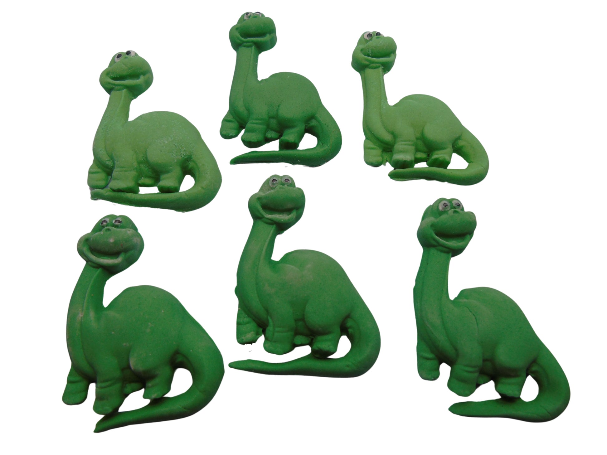 6 Handmade Nessie cupcake toppers, all are vegan, dairy & Gluten free. Ideal for any Scottish celebration 