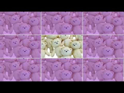 12 Vegan Coloured Sugar Paste Teddies Edible Teddy Cupcake Toppers